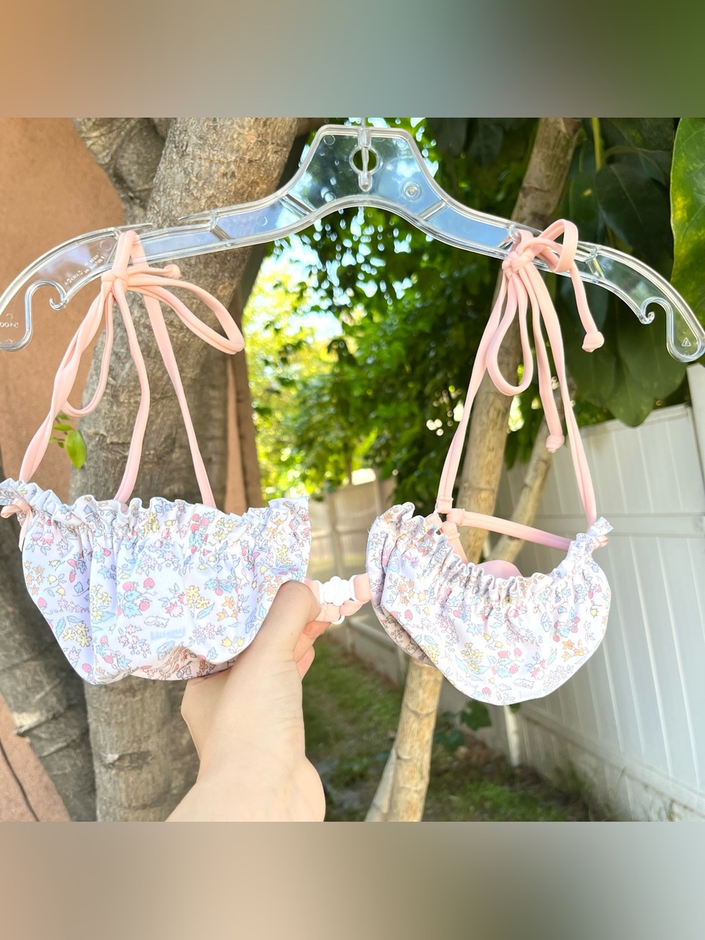 Kitteny Coquette Ruffle Bikini Top 🎀